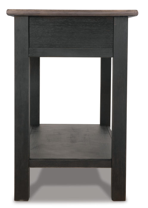 Signature Design Grayish Brown/Black Sofa Table