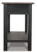 Signature Design Grayish Brown/Black Sofa Table