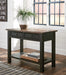 Signature Design Grayish Brown/Black Sofa Table