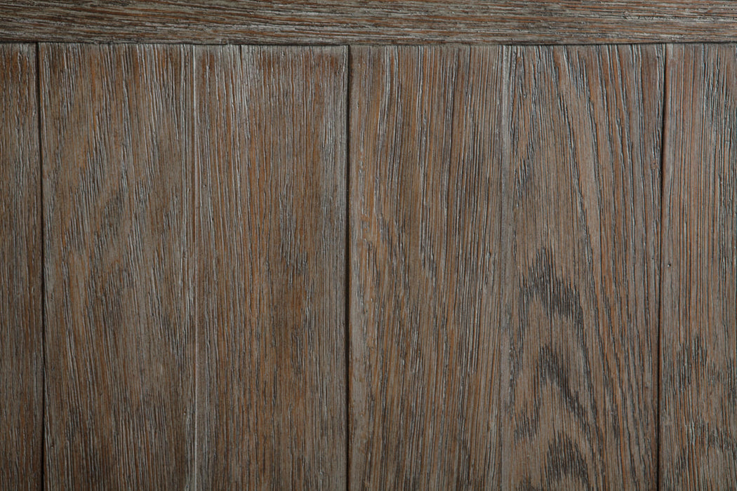 Signature Design Grayish Brown/Black Sofa Table