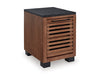 Signature Design Warm Brown/Black Chair Side End Table