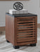 Signature Design Warm Brown/Black Chair Side End Table