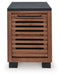Signature Design Warm Brown/Black Chair Side End Table
