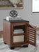 Signature Design Warm Brown/Black Chair Side End Table
