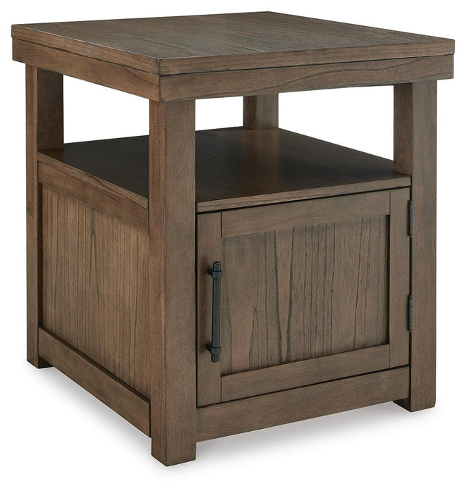 Signature Design Brown Rectangular End Table