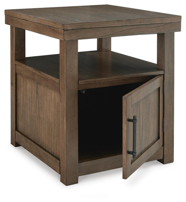 Signature Design Brown Rectangular End Table