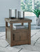 Signature Design Brown Rectangular End Table