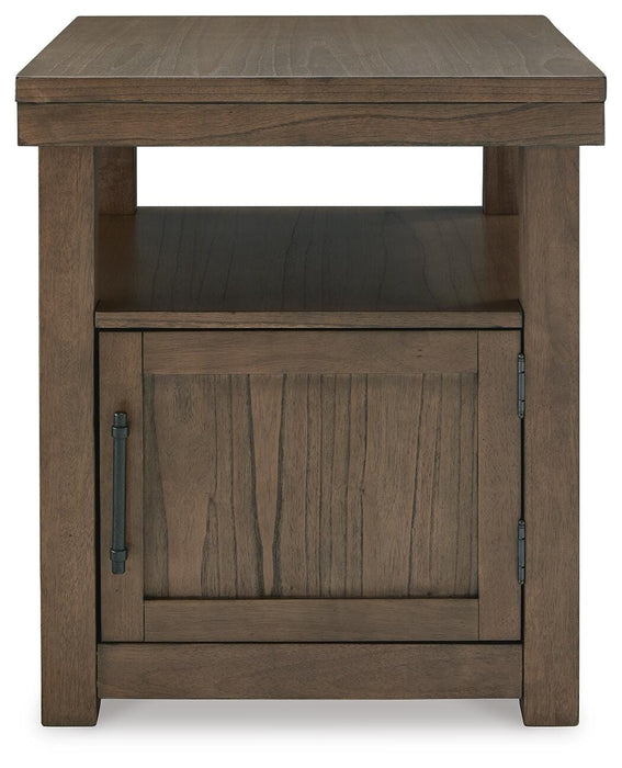 Signature Design Brown Rectangular End Table