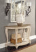 Signature Design White/Brown Sofa Table