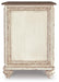 Signature Design White/Brown Chair Side End Table