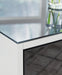 Signature Design White/Black Rectangular End Table
