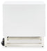 Signature Design White/Black Chair Side End Table