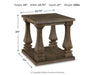 Signature Design Gray Rectangular End Table