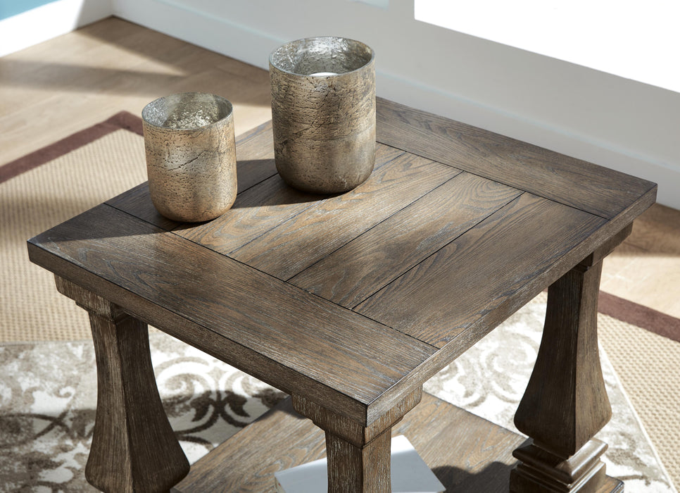 Signature Design Gray Rectangular End Table