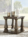 Signature Design Gray Rectangular End Table