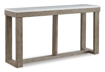 Signature Design Brown/Ivory Sofa Table