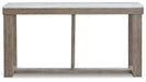 Signature Design Brown/Ivory Sofa Table
