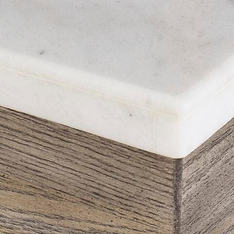 Signature Design Brown/Ivory Sofa Table