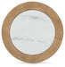 Signature Design Light Brown/White Round End Table