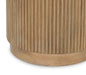 Signature Design Light Brown/White Round End Table