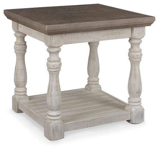 Signature Design Gray/White Rectangular End Table