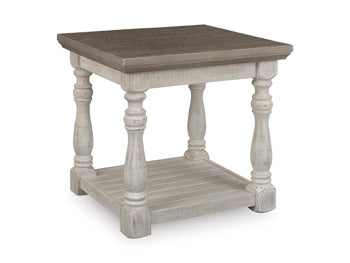 Signature Design Gray/White Rectangular End Table
