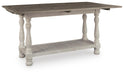 Signature Design Gray/White Flip Top Sofa Table