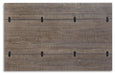 Signature Design Gray/White Flip Top Sofa Table