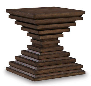 Signature Design Warm Brown Square End Table