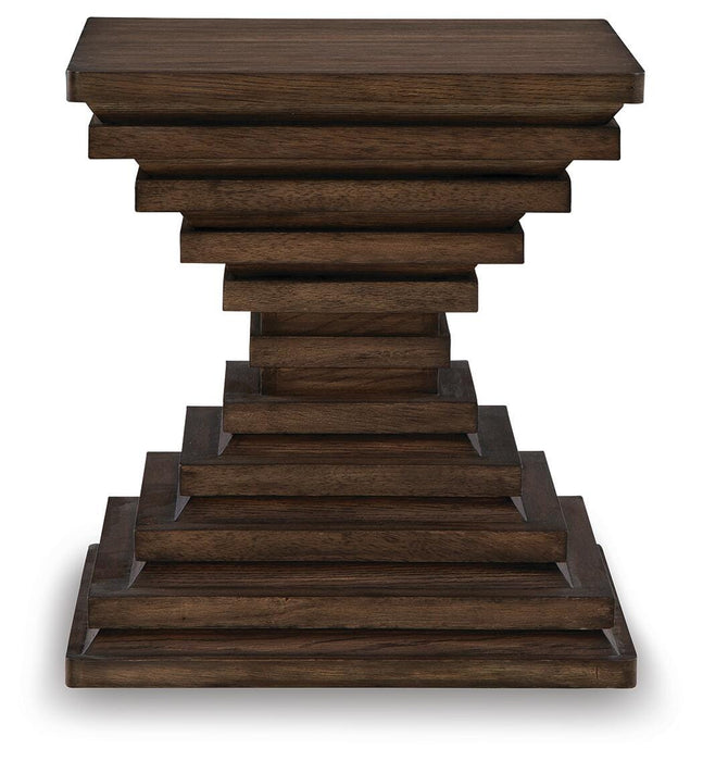 Signature Design Warm Brown Square End Table