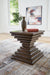 Signature Design Warm Brown Square End Table