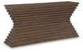 Signature Design Warm Brown Sofa Table