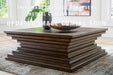 Signature Design Warm Brown Square End Table