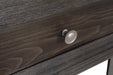 Signature Design Dark Gray Rectangular End Table