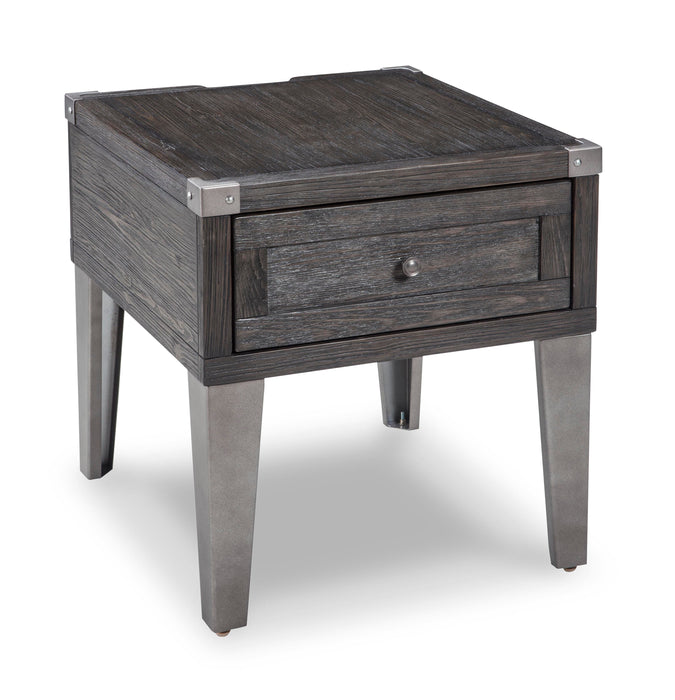 Signature Design Dark Gray Rectangular End Table