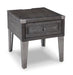 Signature Design Dark Gray Rectangular End Table