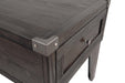 Signature Design Dark Gray Rectangular End Table