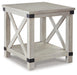 Signature Design Whitewash Rectangular End Table