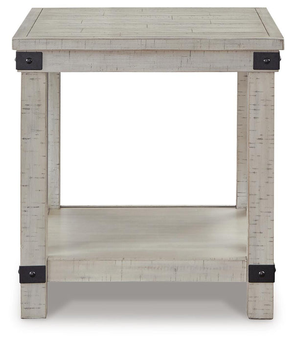 Signature Design Whitewash Rectangular End Table