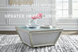 Signature Design Silver Finish Nesting End Tables (2/CN)