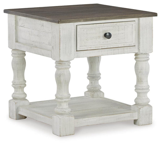 Signature Design White/Gray Square End Table