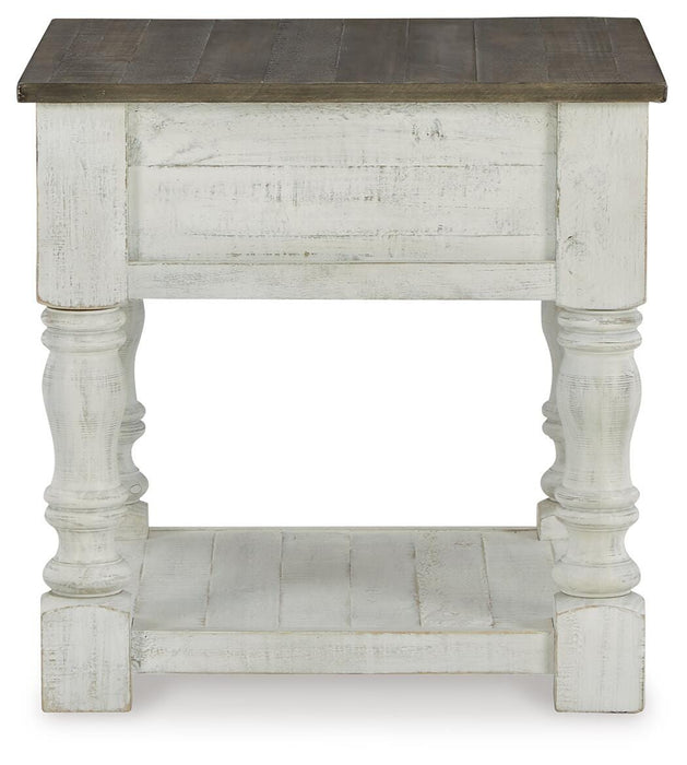 Signature Design White/Gray Square End Table