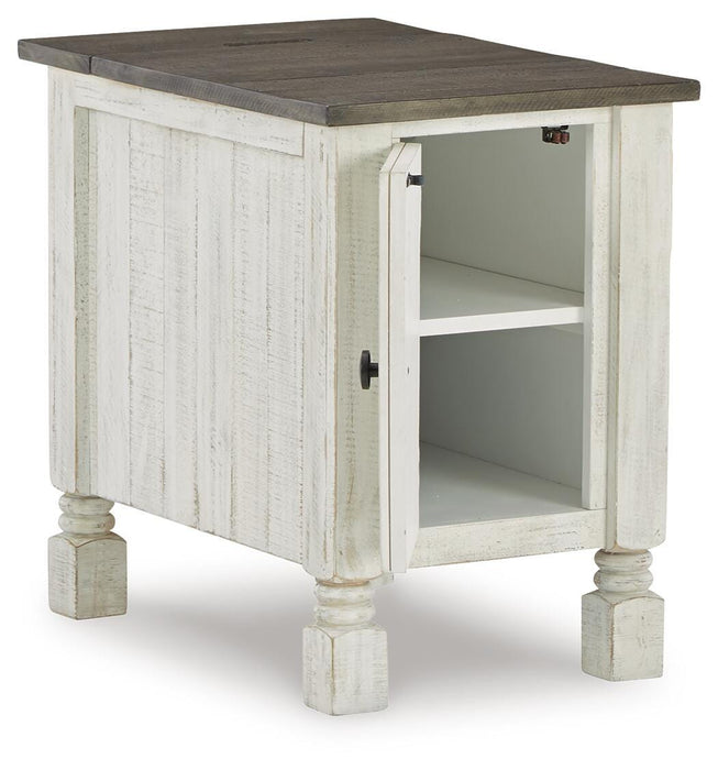 Signature Design White/Gray Chair Side End Table