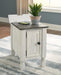 Signature Design White/Gray Chair Side End Table