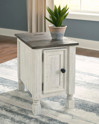 Signature Design White/Gray Chair Side End Table