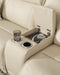 Signature Design Almond 5-Piece Reclining Sectional with Console