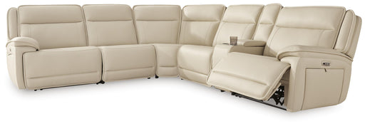 Signature Design Almond 6-Piece Power Reclining Sectional