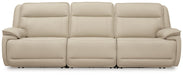 Signature Design Almond 3-Piece Power Reclining Sofa Sectional