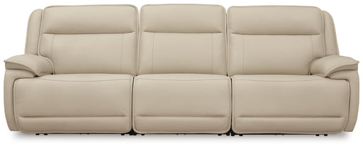Signature Design Almond 3-Piece Power Reclining Sofa Sectional