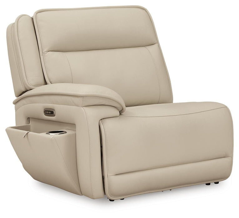 Signature Design Almond 5-Piece Reclining Sectional with Console